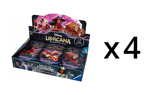 Disney Lorcana Rise of the Floodborn Booster Box CASE (4 Booster Boxes)